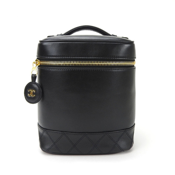 CHANEL Bicolore Leather Vanity Bag No. 4 Black - Picture 1 of 7